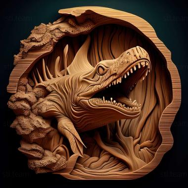 3D model Dinotrema cavernicola (STL)